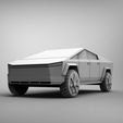 untitled.1090.jpg Fichier STL gratuit Tesla Cybertruck 28mm・Modèle à télécharger et à imprimer en 3D