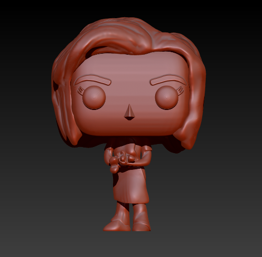 Download OBJ file Funko doll Amelia Shepherd - Greys Anatomy • 3D ...