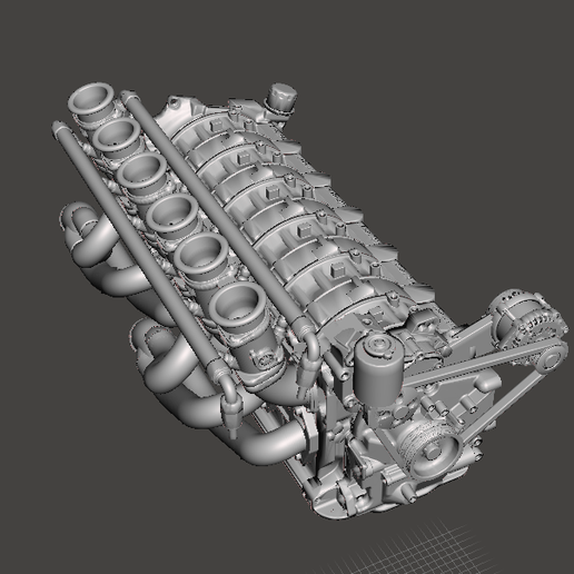 rotary engine 6rotor 3D model