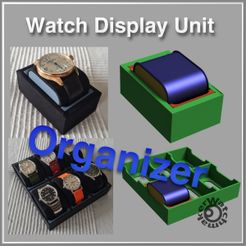 watch_organizer.jpg STL file Watch Display Unit, Organizer・3D printable model to download