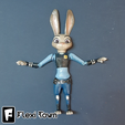 Flexi-Town-Rabbit,-Judy-Hopps-I7.png Flexi Print-in-Place Rabbit, Judy Hopps