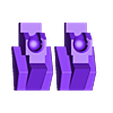 19_Shrap_Leg3_Foot_PURPLE.stl G1 Transformers Shrapnel - No Support