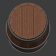 BasicBarrel-05.png Wooden Barrel (28mm Scale)