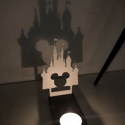 Проекция фигуры со свечой Disney Mickey Castle