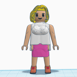 0002.png personnage féminin ( FIGURINE TAILLE PLAYMOBIL )