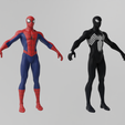 Spiderman0004.png Spiderman Lowpoly Rigged