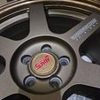 Center Cap for Rays Volk Rims (Sti Logo) 63mm