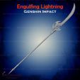 3.jpg Engulfing Lightning From Genshin Impact - Fan Art 3D print model