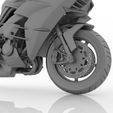 9.jpg Motorcycle Kawasaki Ninja H2 3D Model for Print STL File