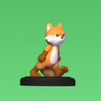 Cod110-Angry-Fox-2.png 3D file Angry Fox・Template to download and 3D print