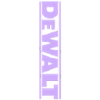dewalt-logo.stl DeWalt Battery adapter