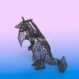006-v6-Ansicht-4.jpg 006 CHARIZARD OPTIMIZADO POKEMON WIREART DECORACIÓN