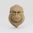 Gorilltotem.jpg 3Dmodel STL Totem Gorilla