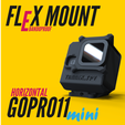 Flexmount_Bandoproof_Mounts_Zeichenfläche-1-38.png BANDOPROOF FLEXMOUNT // GOPRO11mini horizontal//FPV TOOLLESS CAMERA MOUNT SYSTEM