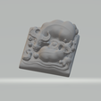 4.png Mother And Child Buffalo Cattle Ornament 3D print model