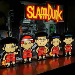 3D file hanamichi sakuragi Lamp 🔦・3D printer model to download・Cults