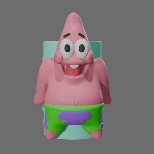 ⭐ Patrick star organizer・ STL File for 3D printing・Cults