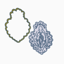 virgen-vagina.png STL file virgin vagina cutter・Model to download and 3D print