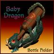 DragFin.jpg Baby Dragon Bottle Holder