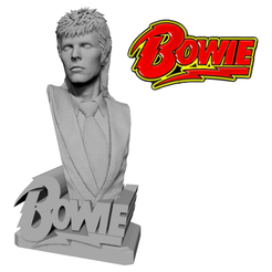 PhotoRoom-20231130_175010.png David Bowie Fan Art Bust