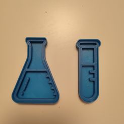 1678918874864.jpg Archivo STL Cookie cutters lab chemistry test tube and flask・Modelo para descargar y imprimir en 3D