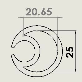 Capture-cutter-12.jpg STL file Polymer Clay Cutter Half Moon・3D printing template to download, BiancaA