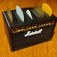 🔊 Marshall Guitar Pick Holder | 9 picks 🔊