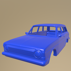 f27_013.png Archivo STL Ford Taunus station wagon 1967 IMPRIMIBLE CARROCERIA・Idea de impresión 3D para descargar