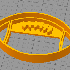 Rugby1.PNG Rugby Ball Cookie Cutter