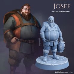 main-artwork.jpg 3D file Josef – The stout merchant・Template to download and 3D print