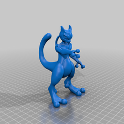 Mewtwo.png Free STL file Mewtwo - Pokémon・3D printing template to download