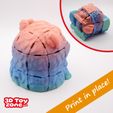 2GotoTheGoatC_3DToyZone.jpg 3D головоломка Куб - печать на месте - Куб монстров #2 Гото Козел