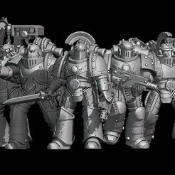 Mk2-Render.jpg 3D file Gen 2 Knight Armor・3D printable model to download