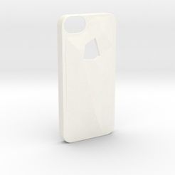 v1.jpg Бесплатный STL файл Faceted iPhone 5/5s Case - Version 1・Модель 3D-принтера для скачивания