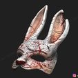 09.jpg The Huntress Mask - Dead by Daylight - The Rabbit Mask 3D print model