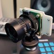 20210407_095045.jpg Raspberry Pi HQ Cam Pi0 Mounting Plate - Ultimate Webcam!
