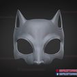 Persona_5_Panther_Mask_3d_print_model_05.jpg Persona 5 Panther Mask - Anime Cosplay Mask - Halloween Costume