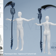 Outfit-Undertaker-2.png Undertaker Cosplay Scythe Prop - Black Butler - Instant Download STL Files for 3D Printing