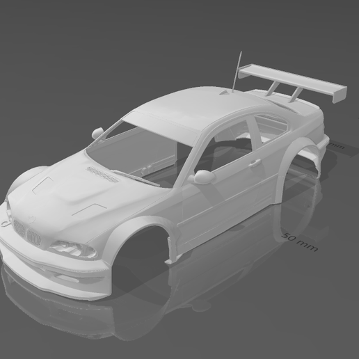 🐚 BMW M3 E46 GTR Shell Body - Divided Parts for Easy Printing・ STL File ...