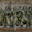 Hebrew-Warband.jpg Ancient Hebrew Army Pack (+25 models). 15mm and 28mm pressupported STL files.