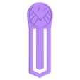 002-Separadorshield.stl Custom bookmark-SHIELD
