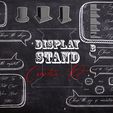 display-stand.jpg Buffed Single angle.Teeth crest 12x11H 105mm Miniature Display Stand