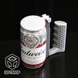 Can-Auto-Holder-3DTROOP-Img04.jpg Fichier STL Porte-boîtes automatique 330ml/350ml・Plan à imprimer en 3D à télécharger