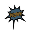 Wow V1.png Effekte Ausstechformen Sammlung von 9