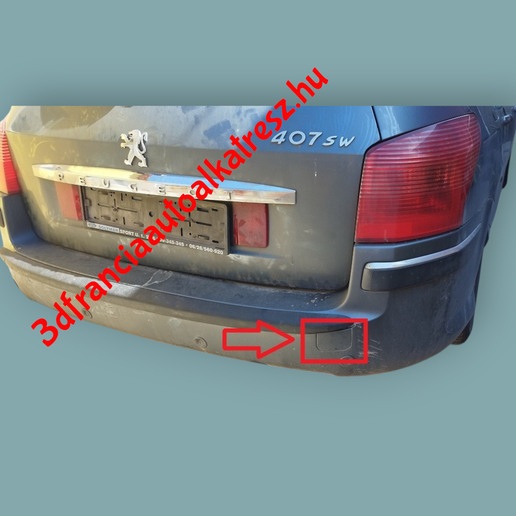 Peugeot 407 SW Rear Tow Eye Cover  9647543477