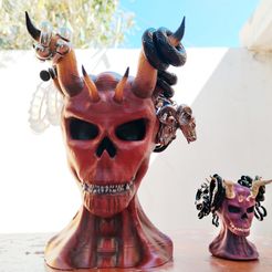 Craneo2.jpg Datei OBJ Totenkopf - Für Schmuck・Modell für 3D-Druck zum herunterladen