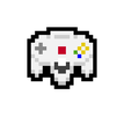 Controle-Nintendo-64.png NINTENDO 64 CONTROLLER PIXELART 3D