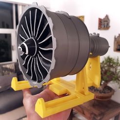 1.jpg STL file New Scale Turbofan Engine GENX Fan・3D print model to download