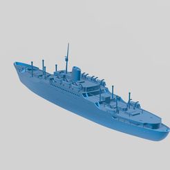 sw1.jpg STL-Datei SS Stockholm Ozeandampfer - Wasserlinienversion herunterladen • 3D-druckbares Modell, LinersWorld