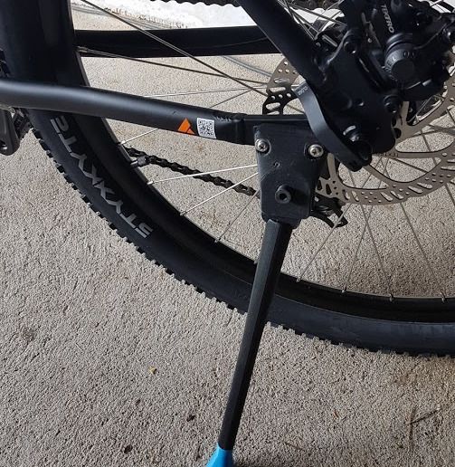 Bike Kickstand Rear-mountFree STL File for Cults